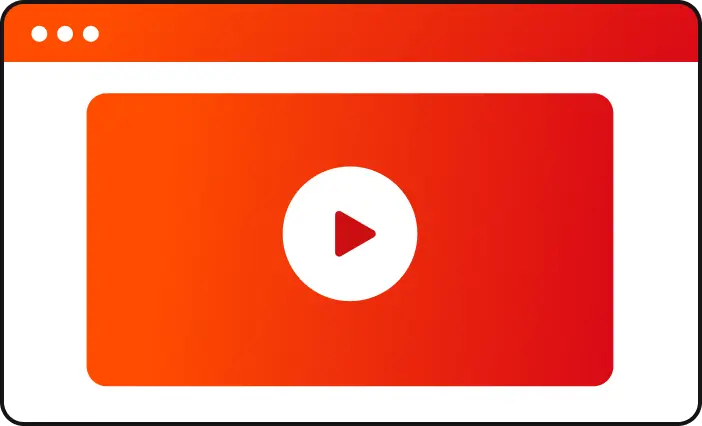 テレビ番組風の採用動画イメージ