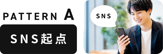 PATTERN A SNS起点